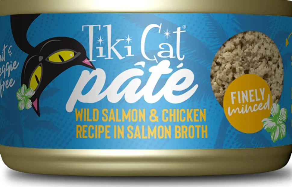 Tiki Cat Wild Salmon & Chicken Pate Luau Canned Cat Food - 2.8 Oz - Case of 12