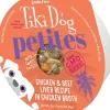 Tiki Dog Aloha Petite Cups Chicken & Beef Wet Dog Food Trays - 3 Oz Cups - 4 Pack