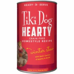 Tiki Dog Hearty Beef Canned Dog Food - 12.5 oz - Case of 1