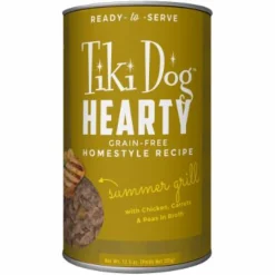 Tiki Dog Hearty Hearty Chicken Canned Dog Food - 12.5 oz Can - Case of 12