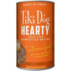 Tiki Dog Hearty Turkey Canned Dog Food - 12.5 oz - Case of 1