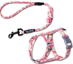 Touchcat 'Radi-Claw' Durable Cable Cat Harness and Leash Combo