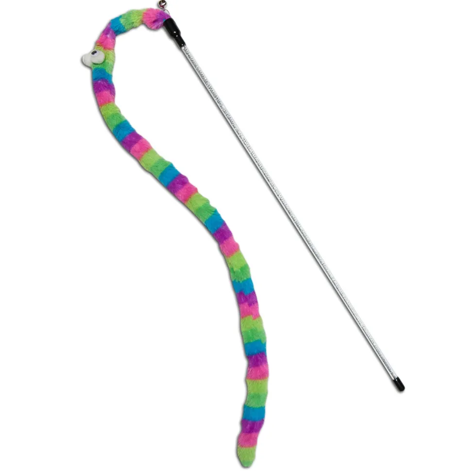 Touchcat Worm-Tail Designer Wand Cat Teaser
