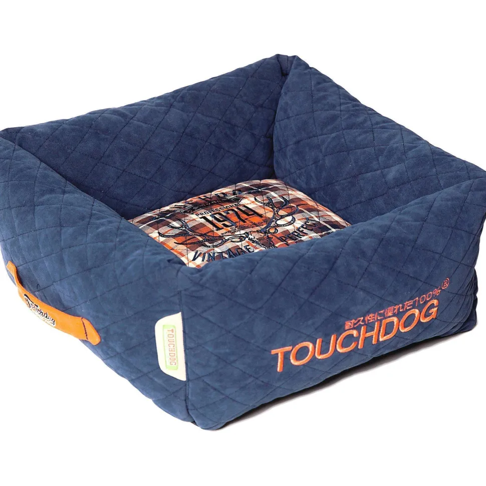 Touchdog ® 'Exquisite-Wuff' Quilted Squared Designer Dog Bed