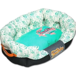 Touchdog ® 'Floral-Galoral' Ultra-Plush Rectangular Rounded Designer Dog Bed