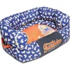 Touchdog ® 'Lazy-Bones' Rabbit-Spotted Designer Couch Dog Bed