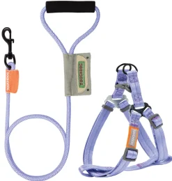 Touchdog ® 'Macaron' 2-in-1 Durable Nylon Dog Harness and Leash