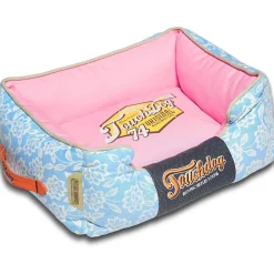 Touchdog ® 'Rose-Pedal' Premium Designer Rectangular Dog Bed