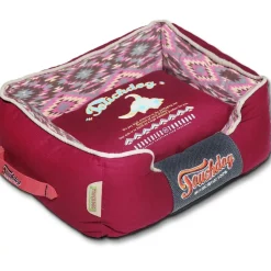 Touchdog ® '70's Vintage-Tribal' Rectangular-Boxed Designer Dog Bed