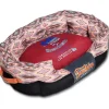 Touchdog ® '70's Vintage-Tribal' Ultra-Plush Rectangular Rounded Dog Bed