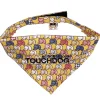 Touchdog Designer Hook-and-Loop Pet Bandana - Yellow