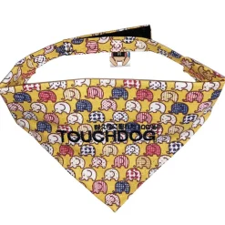 Touchdog Designer Hook-and-Loop Pet Bandana - Yellow