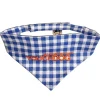 Touchdog Designer Hook-and-Loop Pet Bandana - Blue