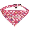 Touchdog Elephant Patterned Hook-and-Loop Fashion Dog Bandana