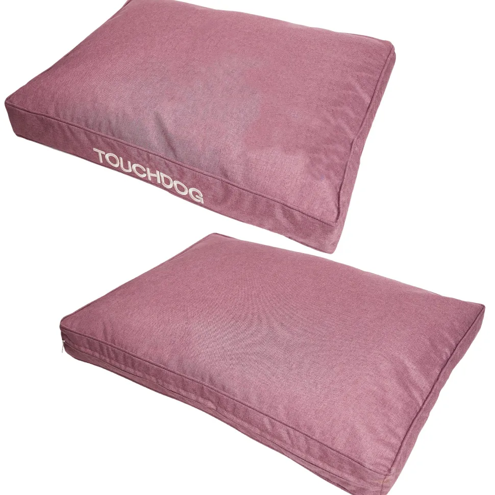 Touchdog 'Hushky' Water-Resistant Premium Raised Rectangular Dog Mat