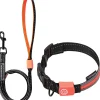 Touchdog ®'Lumiglow' 2-in-1 USB Charging LED Lighting Water-Resistant Dog Leash and Collar