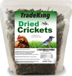 Tradeking Tradeking Dried Crickets Wild Bird Food - 1/2 Lbs