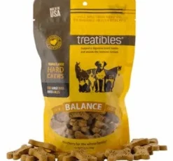 Treatibles Introductory Size Pumpkin Hard Chews 1mg 14 ct Hard Chew Dog Supplements - 1 oz Bag