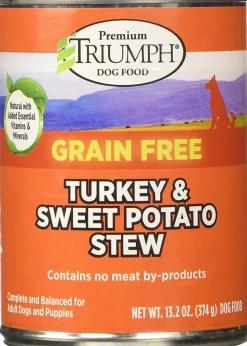 Triumph Free Spirit Grain-Free Sweet Potato Stew Canned Dog Food - 13.2 oz - Case of 12