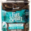 Triumph Grain-Free Spirit Deboned Duck, Pea, Blueberry Jerky Bites Jerky Dog Treats - 20 oz - Case of 6