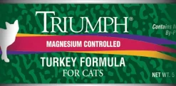 Triumph Natural Turkey Canned Cat Food - 5.5 oz - Case of 24
