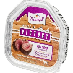 Triumph Wet Cup Venison Wet Dog Food - 3.5 oz - Case of 15
