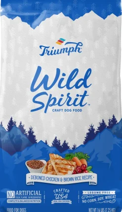 Triumph Wild Spirit Deboned Chicken & Brown Rice Dry Dog Food - 3.5 lb Bag