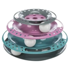 Trixie Pet Products Catch The Balls 3-Tiered Track Interactive Cat Toy