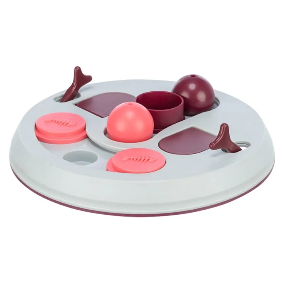 Trixie Pet Products Hide N' Slide Strategy Treat Puzzle Interactive Cat Toy