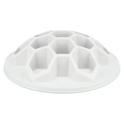 Trixie Pet Products Hive Plate Silicone Slow Feeding Dog Mat - Gray - XX-Large - 13.5 Inches