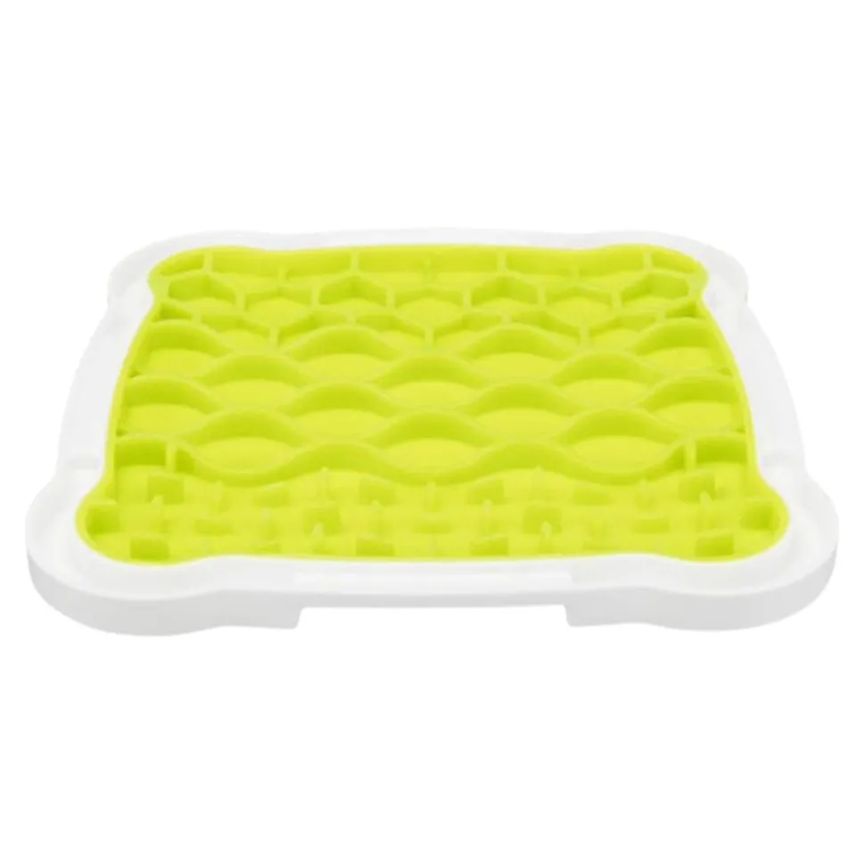Trixie Pet Products Lick N' Snack Licking Plate and Slow Feeding Dog Mat - 8 Inches