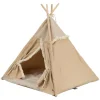 Trixie Pet Products Tipi Boho Cat House and Lounger - L:21" X W:21" X H:25" Inches