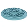 Trixie Pet Products Wave Silicone Slow Feeding Dog Mat - Blue - 11.5 Inches
