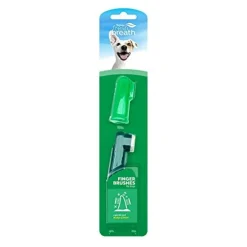 Tropiclean Fresh Breath Finger Brushes for Pets - 2 Piece