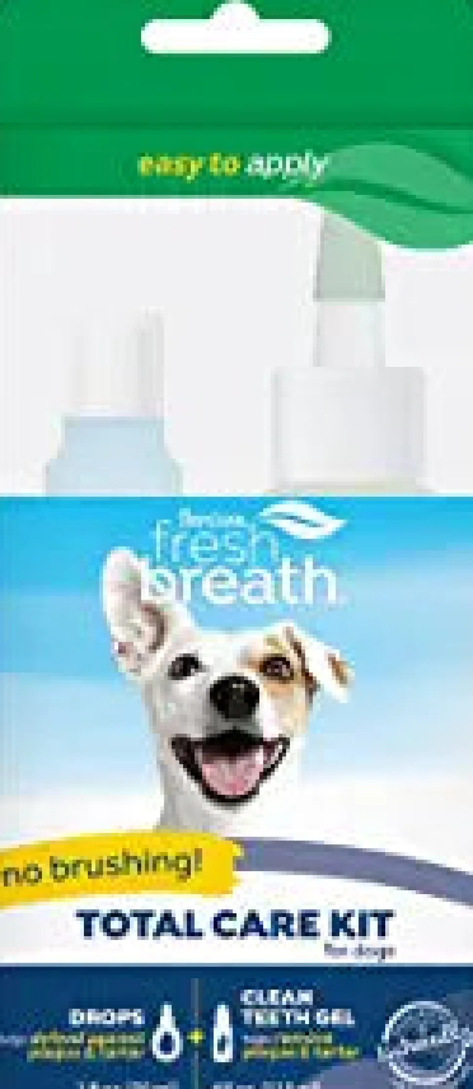Tropiclean Fresh Breath No Brushing Total Care Clean Teeth & Oral Care Gel Kit - 4 Oz