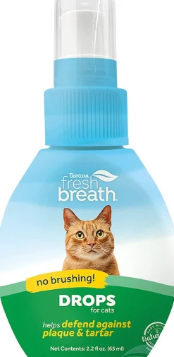 Tropiclean Fresh Breath Oral Care Drops for Cats - 2 Oz