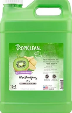 Tropiclean Kiwi and Cocoa Butter Conditioner for Cats and Dogs - 2.5 Gal
