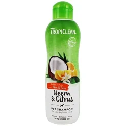 Tropiclean Neem and Citrus Cat and Dog Shampoo - 20 Oz