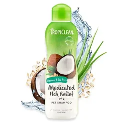 Tropiclean Oatmeal Tea Tree Cat and Dog Shampoo - 20 Oz