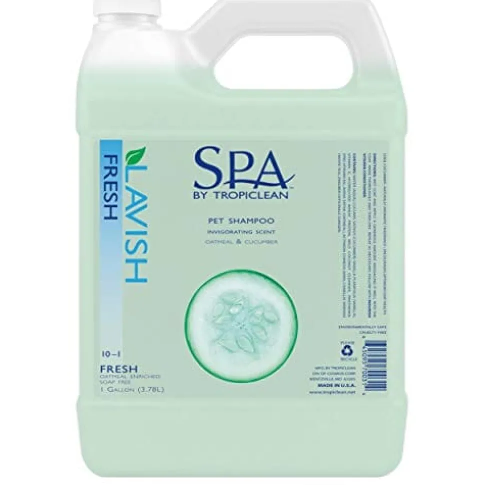Tropiclean Spa Lavish Fresh Bath Cat and Dog Shampoo - 1 Gal