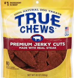 True Chews Premium Jerky Cuts Dog Jerky Treats - Sirloin Steak - 20 Oz