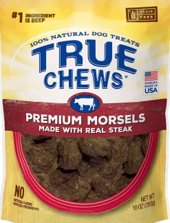 True Chews Premium Morsels Natural Dog Chews - Steak - 10 Oz