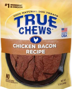 True Chews Premium Recipe Natural Dog Chews - Chicken Bacon - 12 Oz
