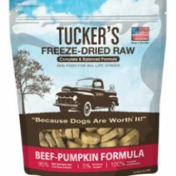 Tucker's Dog Freeze-Dried Food Beef Pumpkin - 14 Oz