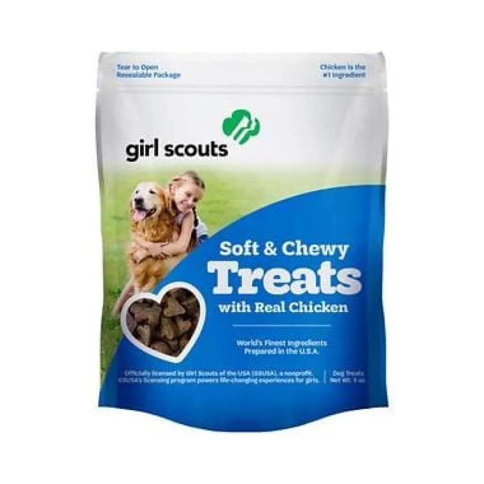 Tuffy's Girl Scout Dog Soft Tender Chicken - 5 Oz - Case of 12
