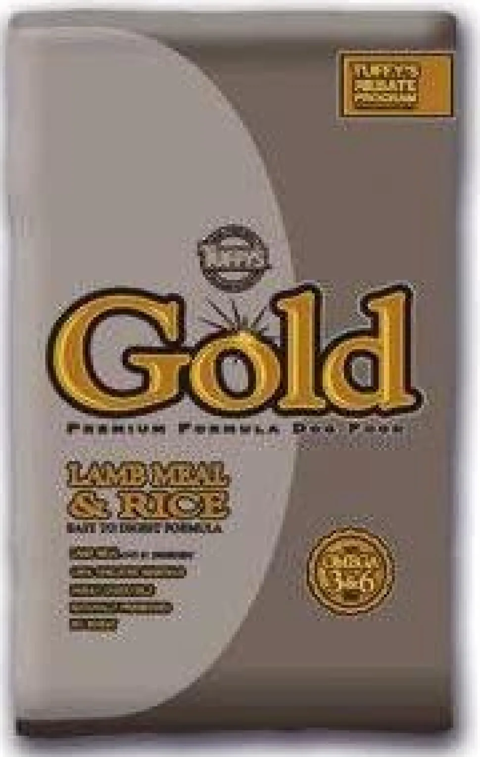 Tuffy's Gold Lamb Meal & Rice Dry Dog Food - 40 lb Bag