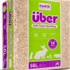 Uber Soft Paper Pet Bedding - Pink/White - 56 L