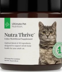 Ultimate Pet Nutrition Nutra Thrive Powder Ultimate 40-in-1 Food Booster Dog Supplements - 4.02 Oz