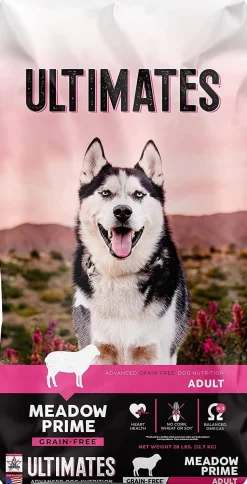 Ultimates Pro Pac Grain-Free Meadow Prime Lamb Meal Dry Dog Food - 28 Lbs
