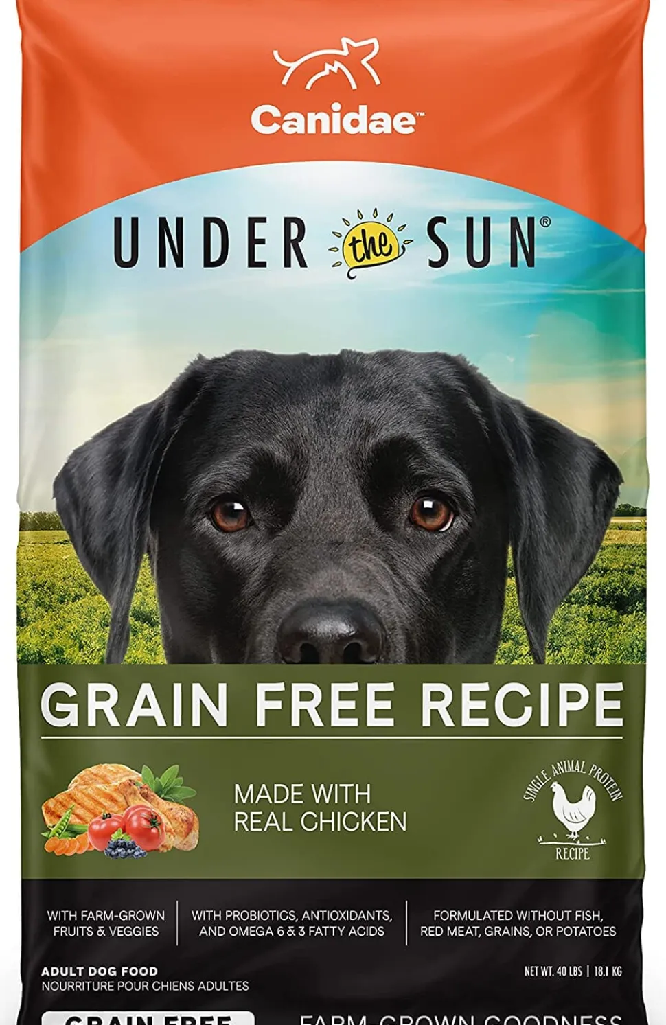 Under The Sun Grain-Free Dry Dog Food - Chicken - 40 Lbs